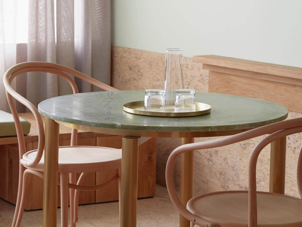 Table at The Calile Hotel