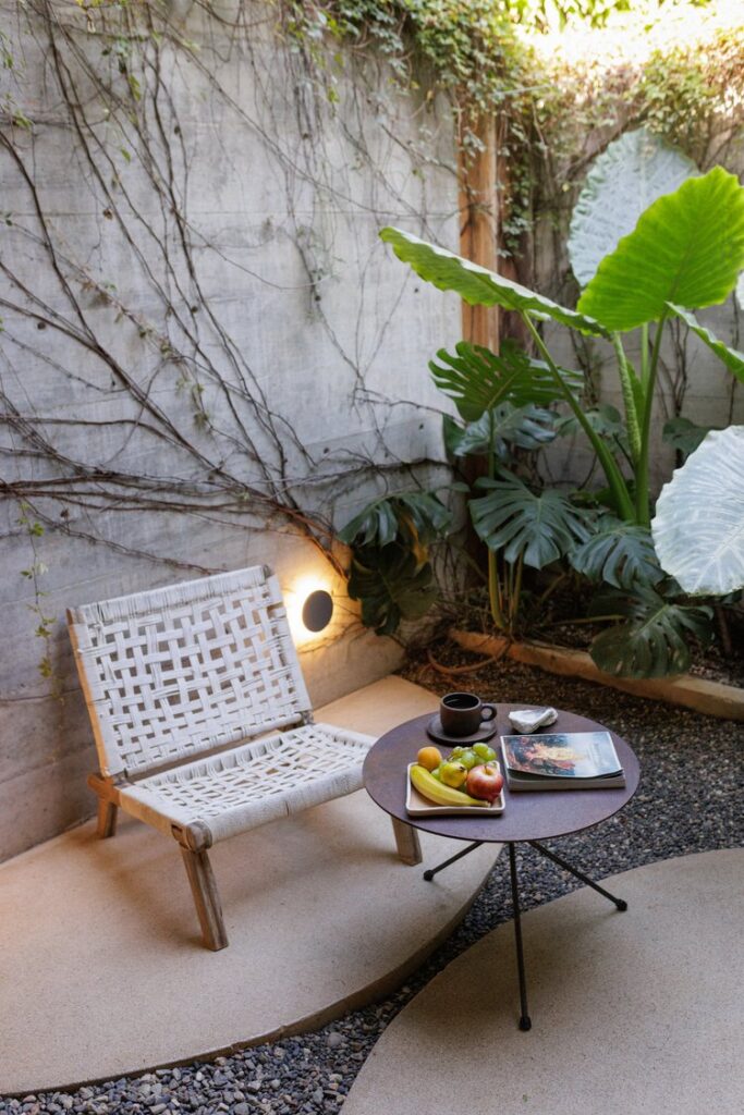 Geometric decor at Casa TO