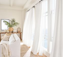 Linen curtains